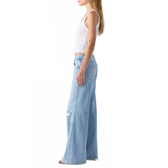NEW AMO faith flare jeans in summer crush - Picture 4 of 5